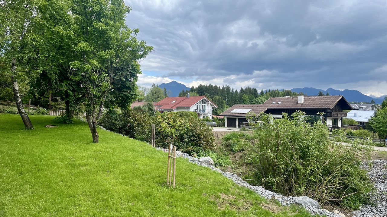 Blick in Garten Richtung Osten Blick in Garten Richtung Osten